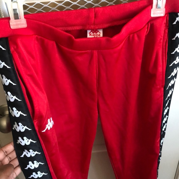 Women’s Red Kappa Pants - Picture 2 of 6